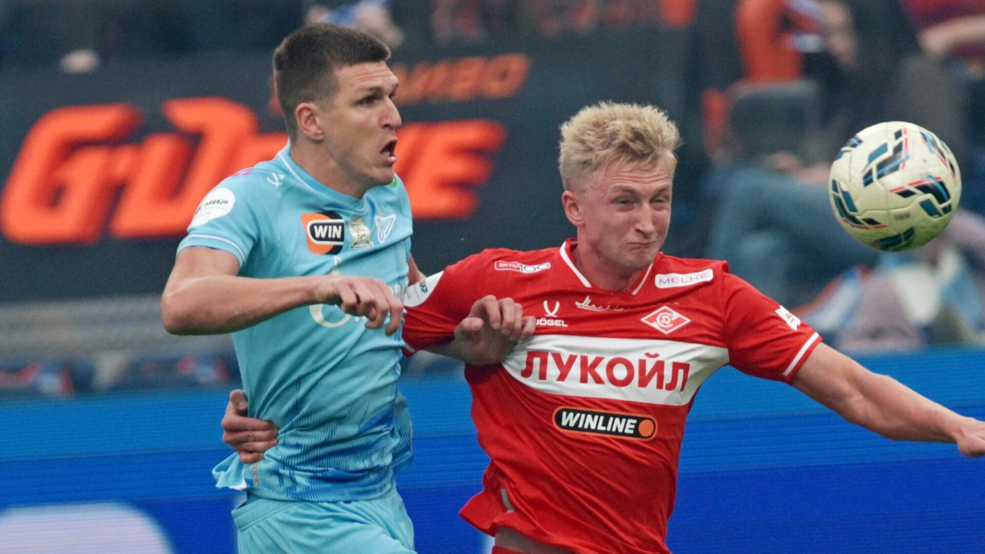 &laquo;Зенит&raquo; — &laquo;Спартак&raquo; — 1:0. Соболев забил с пенальти на 45‑й минуте матча РПЛ. Видео